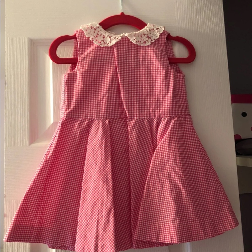 Ralph Lauren Pink Gingham Dress 9 months
